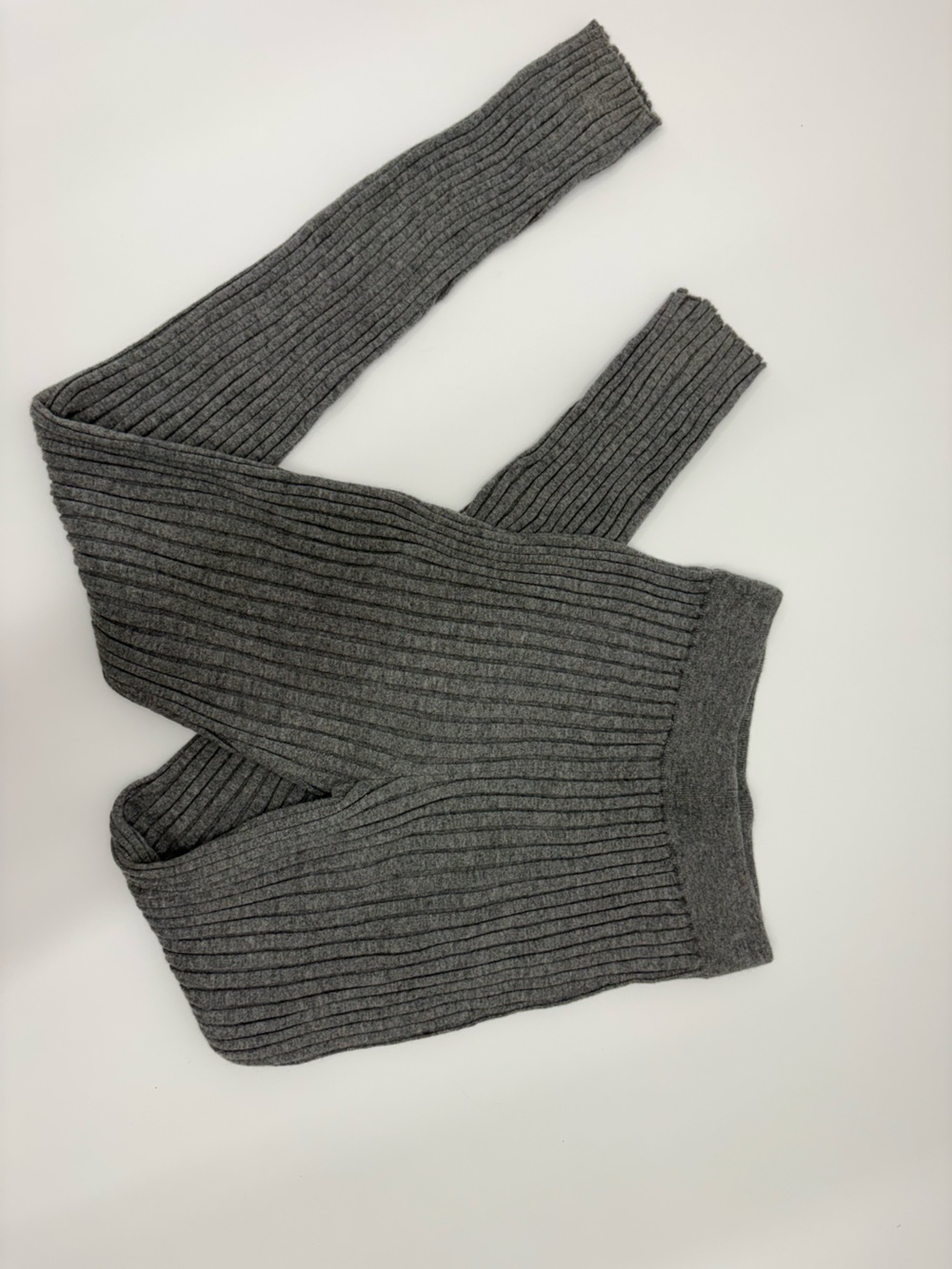LF.Markey grey ribbed set